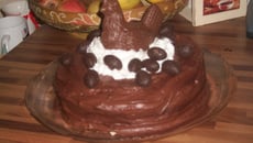 Gâteau de Pâques meringue et chocolat