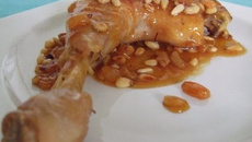 Poulet au miel d'arbousier et au safran