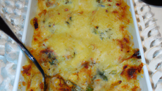 Gratin de navets primeurs au parmesan