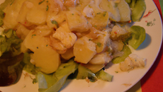 Salade de pomme de terre douce façon soul food