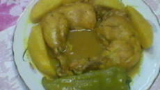 Poulet au thym et romarin