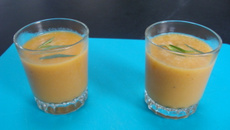Velouté de carottes à l'estragon