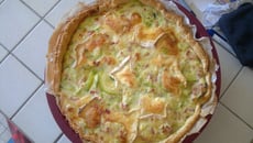 Tarte courgettes et Chaource