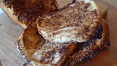 Brioche à effeuiller au nutella/coco