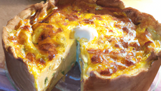 Quiche soufflée au fromage