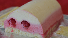 Bûche citron framboise