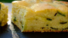 Gâteau courgettes thym citron