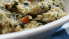 Risotto aux épinards