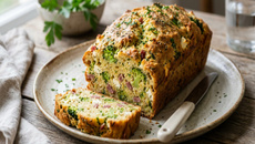 Cake aux brocolis et au feta