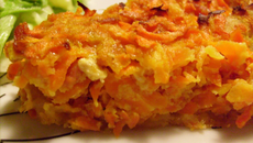 Tarte aux carottes et au poulet