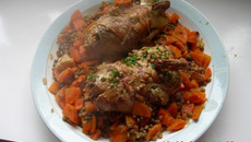 Perdrix aux lentilles