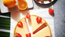 Cheesecake aux fraises et citron