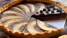 Tarte aux poires chocolat
