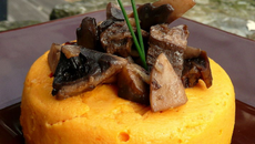 Flan de carottes au curry