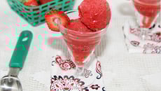 Sorbet concentré aux fraises