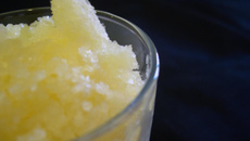Granité à l'ananas et au saké