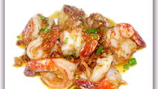 Crevettes à la citronnelle