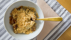 Crumble aux pommes comme en Grande-Bretagne