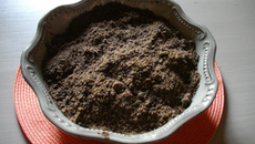 Crumble pommes, bananes, chocolat