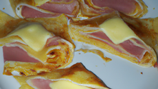 Feuilletés au jambon et comté