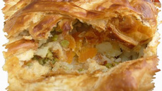 Croustade de poulet aux légumes