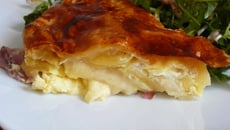 Tatin de pommes de terre au fromage de chèvre