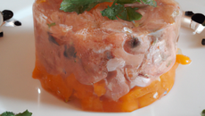 Terrine de Champerloises au tartare de saumon