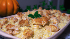 Crumble de poulet au lait de coco