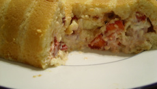 Charlotte aux fraises et au Cointreau