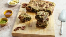 Brownie marbré matcha et ube