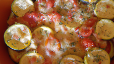 Gratin de courgettes à la tomate de tatie binou