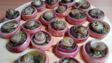 Escargots au jambon