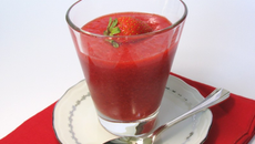 Recette de soupe fraises