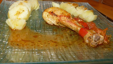 Poulet basquaise généreux