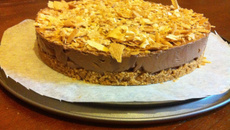 Cheesecake choco-Nutella et crêpe dentelle