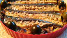 Sardines en tourtière