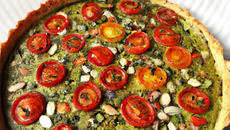 Tarte au pesto et légumes d'été
