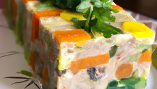 Terrine de poissons aux petits légumes