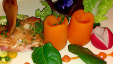 Lapin aux petits légumes du jardin