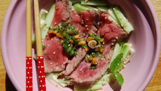 Carpaccio de bœuf thaï