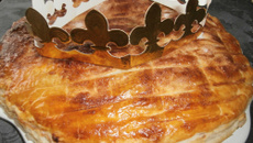 Galette des rois rapide au chocolat - crème d'amandes