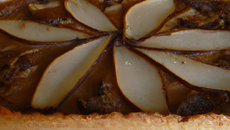 Tarte frangipane poire / chocolat