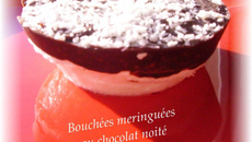 Bouchées meringuées au chocolat noité