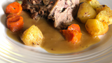 Rôti de veau au porto