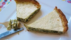 Tarte brocolis et crevettes au fromage