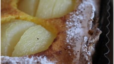 La tarte amandine aux poires