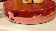 Bavarois classique fraise-vanille