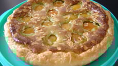 Tarte pistache et abricot