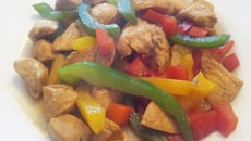 Wok de poulet au miel facile