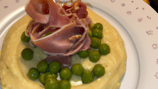 Purée de pois cassés jambon au porto